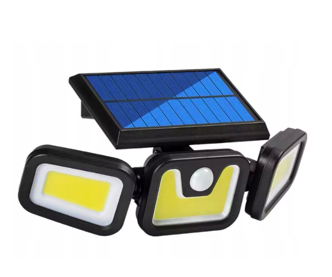 LAMPA SOLARNA LED 3w1 ZEWNĘTRZNA ULICZNA OGRODOWA KIERUNKOWA CZUJNIK RUCHU