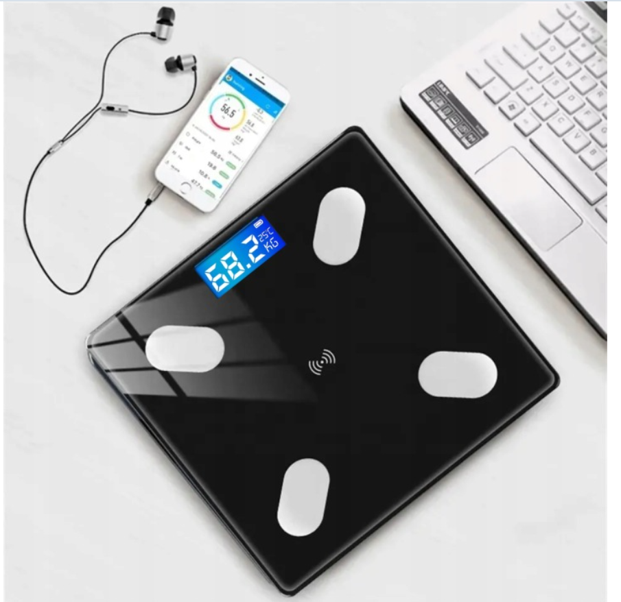 WAGA ŁAZIENKOWA Z POMIAREM BMI NA APLIKACJĘ SMART - obrazek 2